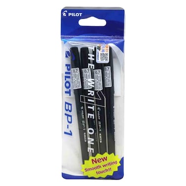 Pilot Ball Pen Fine 4Pc Black
