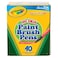 Crayola Washable No Drip Paint Brush Pens Multicolour Pack of 40