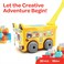 MOON Little Wagon Blocks Toys for Kids-30PCS (SCHOOL BUS)