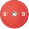 Harley Fitness Coloured Bumper Plates - Olympic Weightlifting Plates (25, Kilograms)	