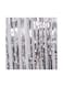 2-Piece 1mx2m Silver Foil Curtain