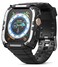 Ringke Apple Watch Ultra 2 / 1 [Watch Band + Case]   Fusion-X Guard Series   Black (White Index)