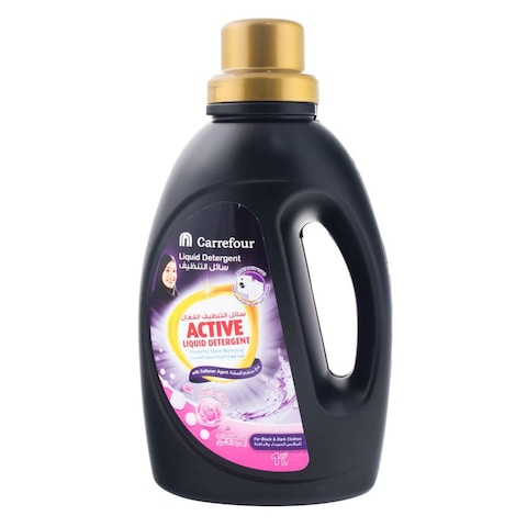 Carrefour 2 in 1 Liquid Detergent Black Rose 1L