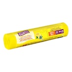 Buy Enviro Care 30 Gallon Lemon Scented Drawstring Small Yellow 20 Garbage Bags in UAE