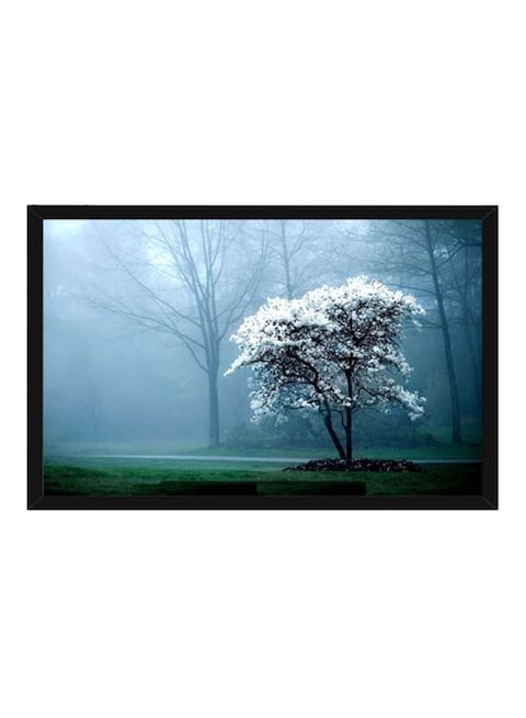 Spoil Your Wall Framed Tree Scenery Poster Multicolour 55x40cm