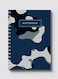 Lowha Spiral Notebook With 60 Sheets And Hard Paper Covers With Army Camouflage Abstract Design, For Jotting Notes And Reminders, For Work, University, School