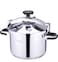 Pure stainless steel pressure cooker with capacity of 18 liter
