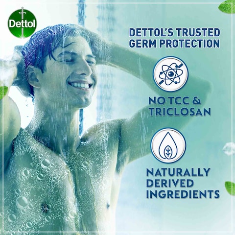 Dettol Hydra Cool Antibacterial Bar Soap 165g