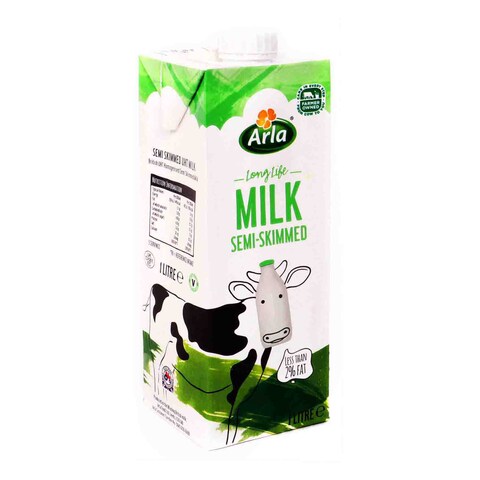 Arla UHT Milk Semi Skimmed 1L