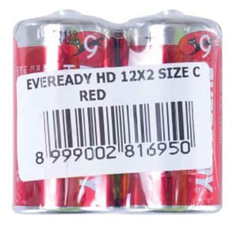 Eveready Heavy Duty Carborn  Red