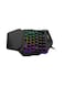 Wired Keyboard With Mouse Set Black