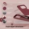 elago Liquid Silicone for iPhone 15 PRO case cover Full Body Protection, Shockproof, Slim, Anti-Scratch Soft Microfiber Lining - Burgundy
