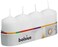 Bolsius Unscented Pillar Candles, Pack Of 4
