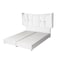 In House Milano Velvet Bed Frame - Single - 200x100 cm - White