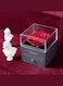 Generic Eternal Rose Gift Box, Handmade Fresh Preserved Rose Gift For Her On Birthday,Christmas,Mother's Day,Valentine's Day (Necklace Not Included)