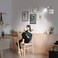 ABBASALI E27 Batten Lamp Holder Batten Base Screw Light Bulb Socket Holder, E27 Lamp Holder Base Edison Plastic Lamp Socket Holder, Lamp Bases Converter Socket Ceiling Pendant (2PCS)