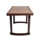 Esqube Plastic 4 seater Dining Table-Brown,Cane Matte Surface