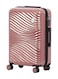 Biggdesign 3 Piece Moods Up Luggage Set With Spinner Wheels Rose Gold