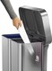 simplehuman 58 Liter / 15.3 Gallon Rectangular Dual Compartment Recycling Step, Brushed Stainless Steel with Soft-Close Plastic Lid Kitchen Trash Can