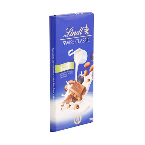 Lindt Chocolate Milk With Whole Almond 100 Gram