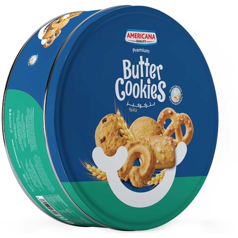 Buy Americana Butter Cookies Blue Tin 454g Pack of 2 in UAE