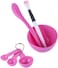 Generic 1Set 4 In 1 DIY Beauty Homemade Face Mask Bowl Women Beauty Accessories Tools Mask Brush Stick Gauge
