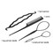 Generic-4Pcs Hair Twist Styling Clip Stick Pin Bun Braid Maker Hair Accessories Kit DIY Hair Style Tool