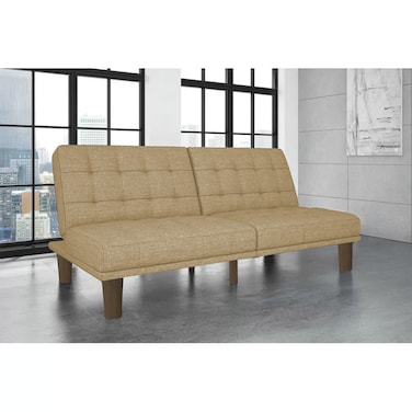 In House Maria 2 In 1 Sofabed Linen Upholstered - Beige