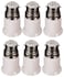 Lavish B22 Bayonet To E27 Screw Base LED Light Bulb Adapter Holder, Fireproof Socket Converter (6-Pack)