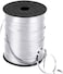 Party Time Crimped Curling Ribbon Balloon Ribbon Spool 500 Yard for Balloons or Gift Wrapping (Metallic Silver) - Party Supplies
