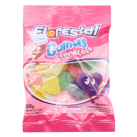 Florestal Heart Gummy Candy 60G