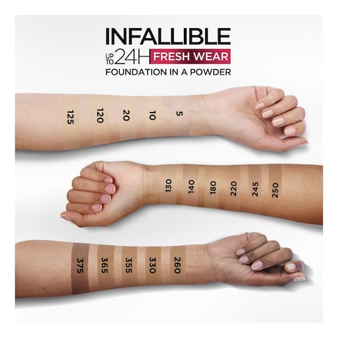 L&#39;Oreal Paris Infaillible 24H Fresh Wear Foundation In A Powder 40 Cashmere 9g