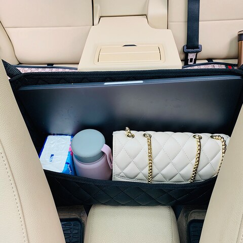 Car Seat Gap Storage Organizer Made With High Quality Material With Adjustable Strap.