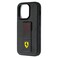 Grip Stand Perforated Hard Case for iPhone 14 Pro, Ferrari - Black