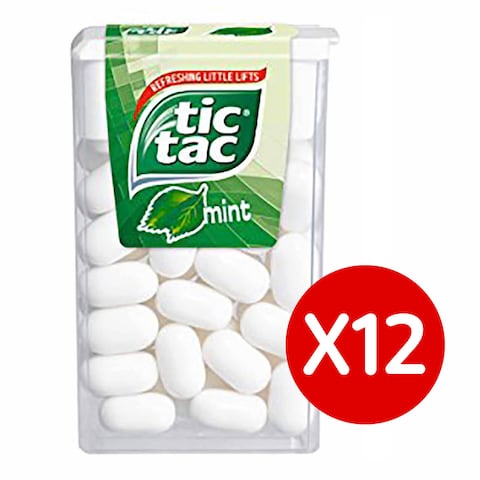Tic Tac Mint Gum - 10.2 gram - 12 Pieces