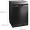 Siemens iQ300 Free-standing Dishwasher SN23HC65MM Black Inox 60cm