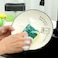 9999 2 In 1 Sponge Rack Shelf Soap Detergent Dispenser Pump, Large Capacity With Sponge (B-Grey)