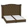 In House Al Dimashqi Linen Bed Frame - Single - 200x100cm - Brown