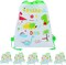 Generic Drawstring Bag For Boys/Girls Travel Storage Package Cartoon School Backpack Children Kids Birthday Party Favors Bags 10 Pcs
