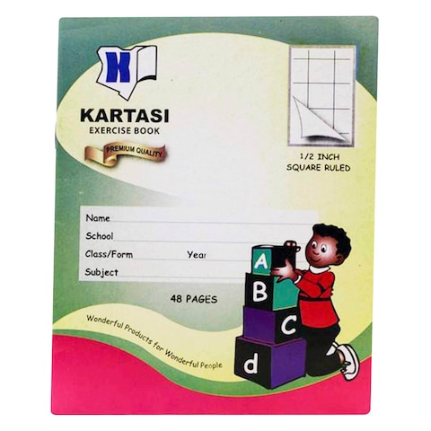 KARTASI EX.BOOK A5 48P 1/2&quot; SQUAR