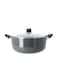 Delcasa Non-Stick Aluminum Casserole Grey/Black 28centimeter