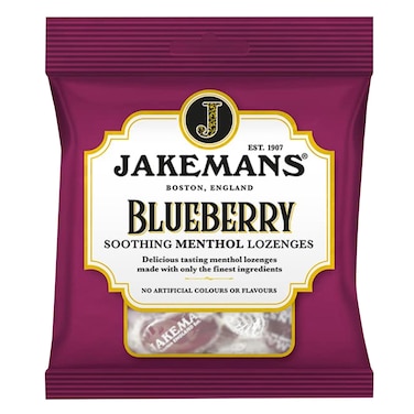 Jakemans Blueberry Soothing Menthol Lozenges 73G