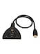 Generic - 3-In-1 HDMI Splitter Black