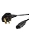 Generic UK Plug To IEC Mains Power Cable Black