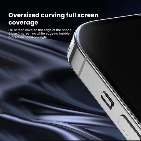 BRAVE Glass Screen Protector for iPhone 12 Pro Maximum Platinum Strength Tempered Glass Edge to Edge Coverage Easy Installation Crystal Clear Perfect Touch Sensitivity
