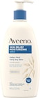 Aveeno Skin Relief 24-Hour Moisturizing Lotion For Sensitive Skin With Natural Shea Butter &amp; Triple Oat Complex, Unscented Therapeutic Lotion For Extra Dry, Itchy Skin, 18 Fl. Oz