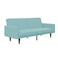 In House Shahrzad 2 In 1 Sofabed Velvet Upholstered - Light Turquoise