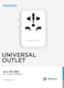 Momax UA11 1-World 3 Port AC Travel Adapter [20W]
