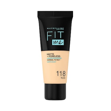Maybelline New York Fit Me Foundation Matte Nude No 118