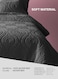 Parry Life 8 Pieces Set Includes 1 Comforter 260 x 240cm 2 Pillow Covers 2 Shawms 1 Bedsheet 2 Cushions